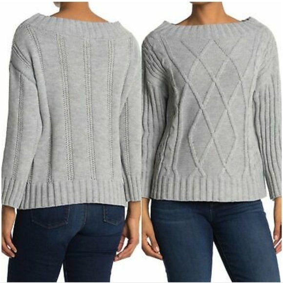 Bb Dakota Drop Needle 3/4 Sleeve Sweater - Picture 1 of 13